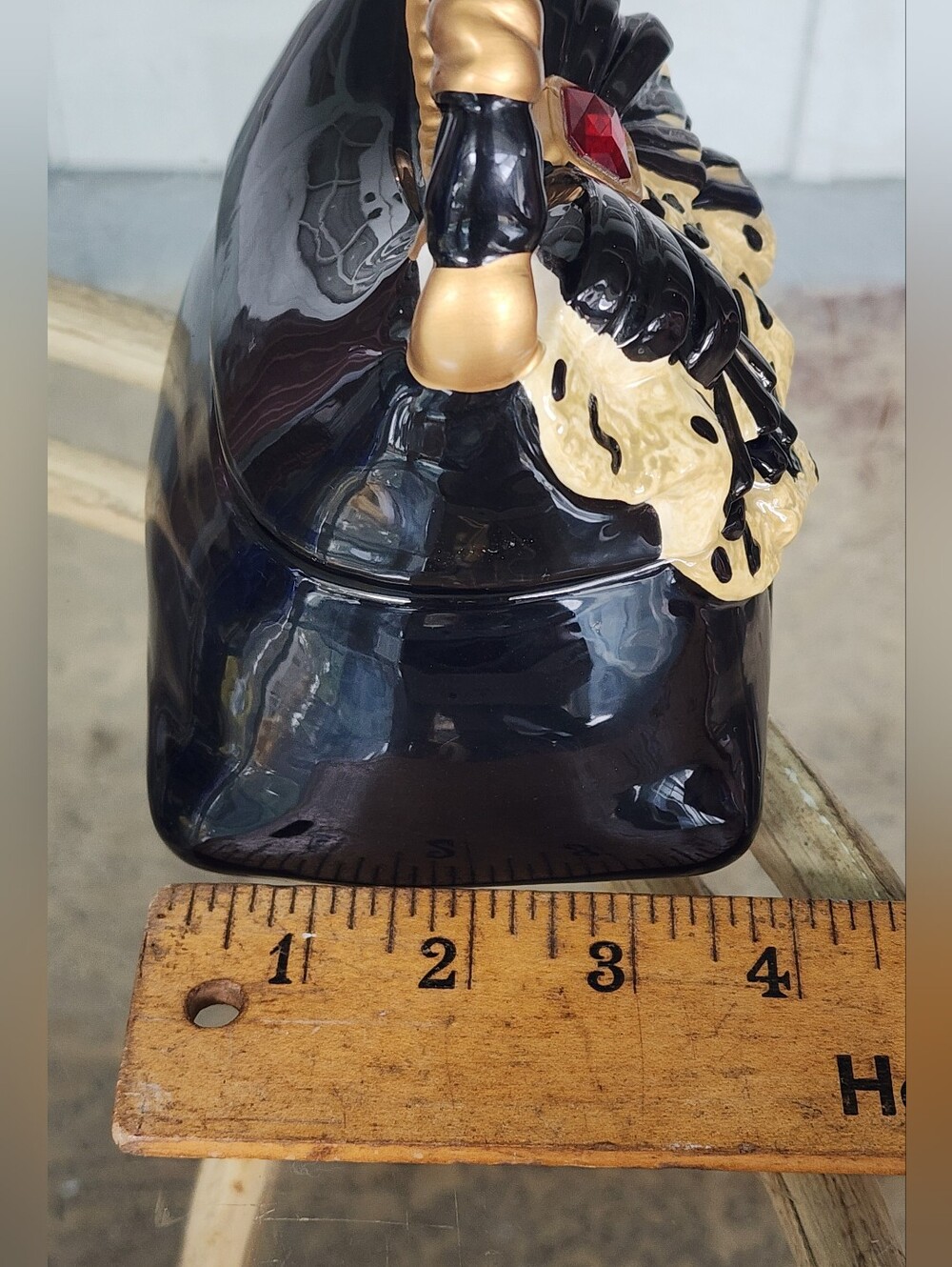 David's Cookies "Animal Print" With Ruby Jar, Ceramic Purse Cookie/Trinket Box - Picture 14 of 14